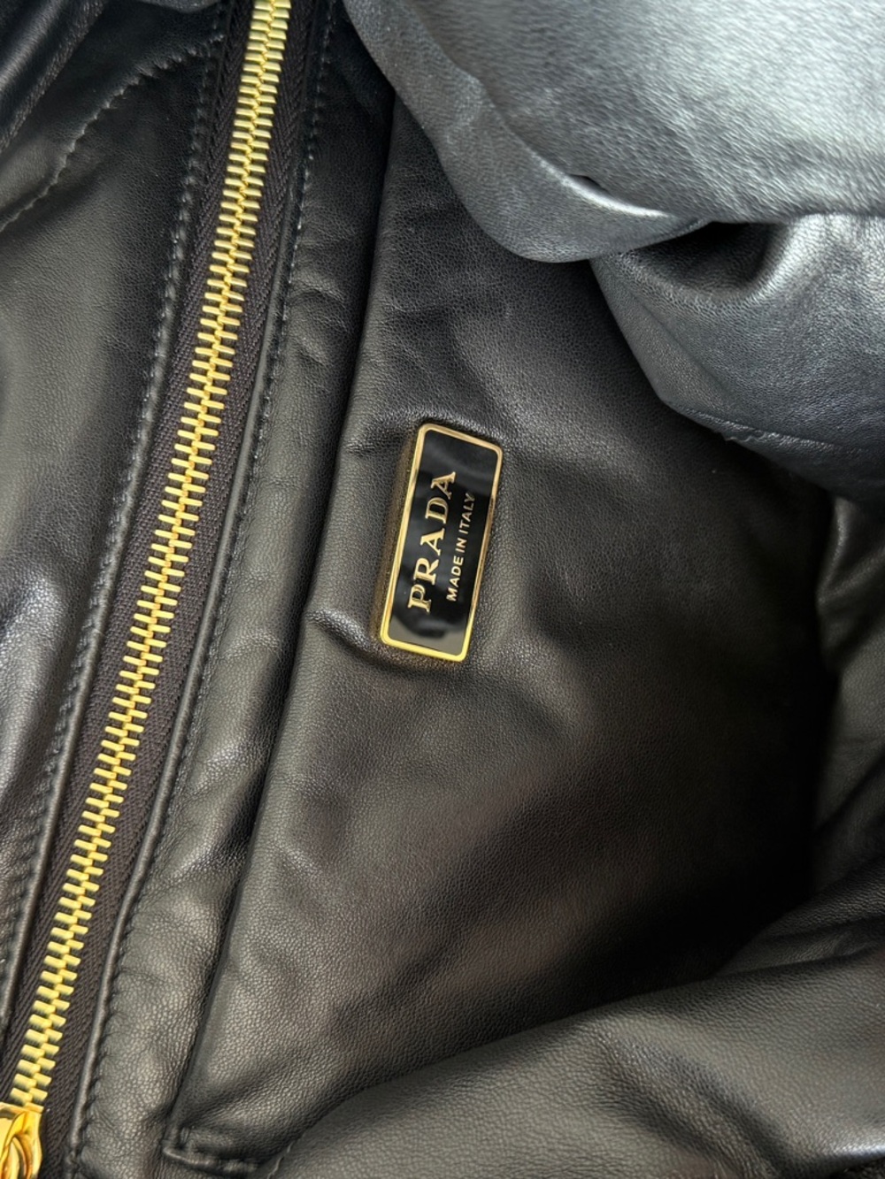 Prada Padette Nappa Leather Tote Bag Black OS - Picture 6 of 13